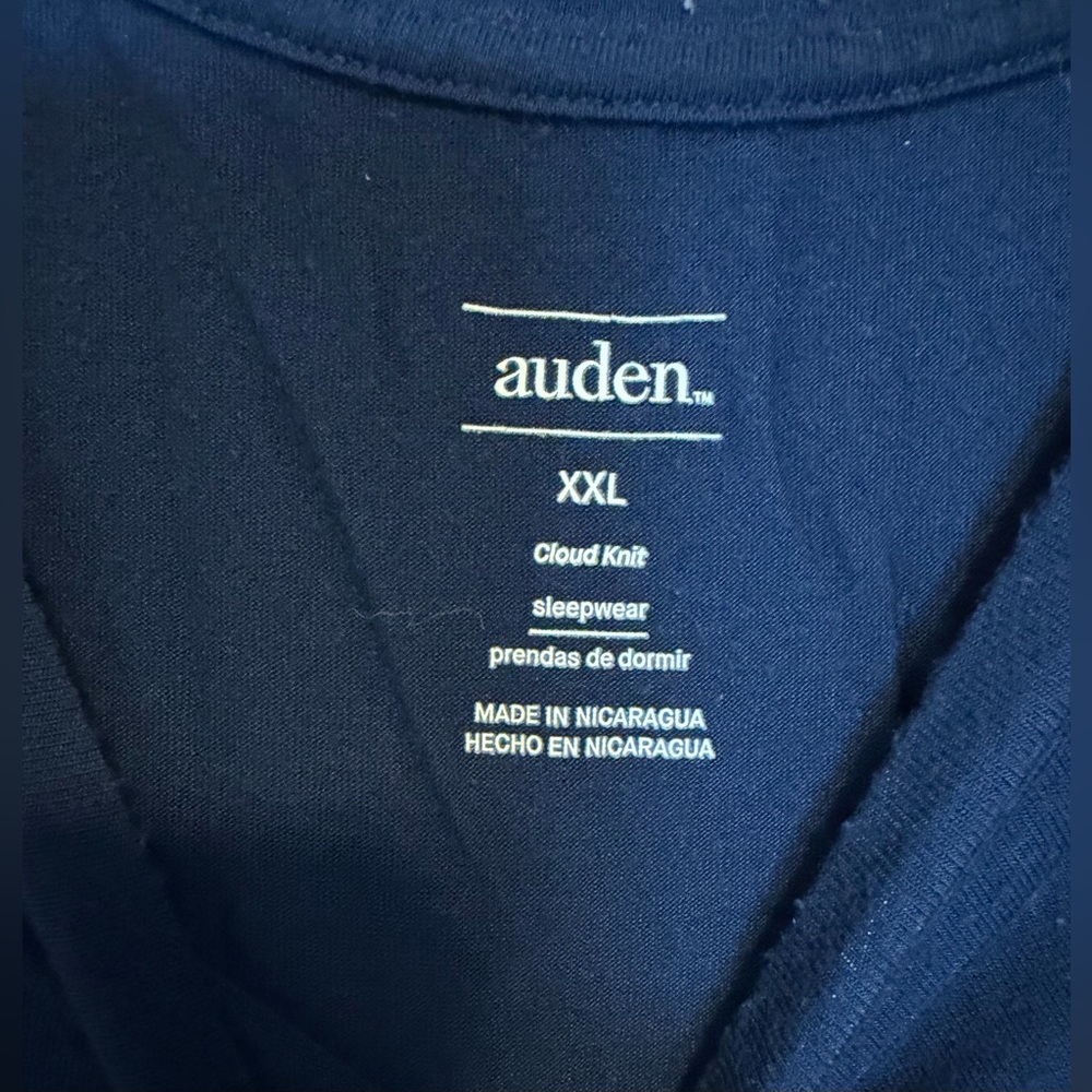 Auden Deep Blue Cloud Knit Sleepwear - Picture 2 of 3